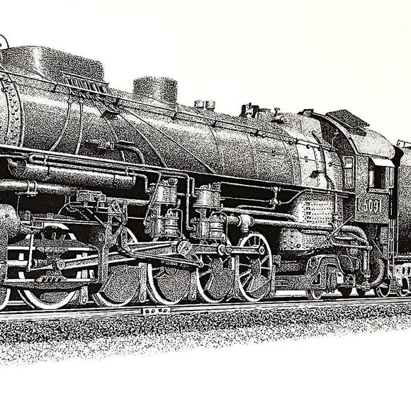 Union Pacific Railroad 5091 Train Prints - Picture 3 of 6